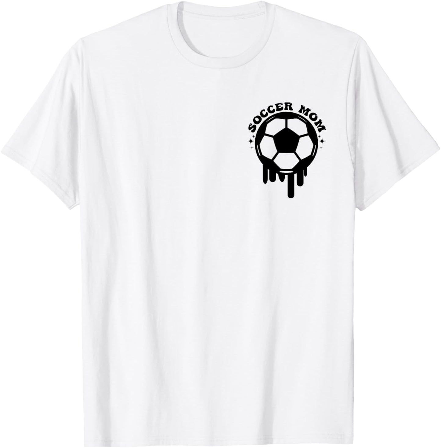 Soccer Mom Let’s kick Some Grass Funny Cheer mom T-Shirt - T-Shirt | White