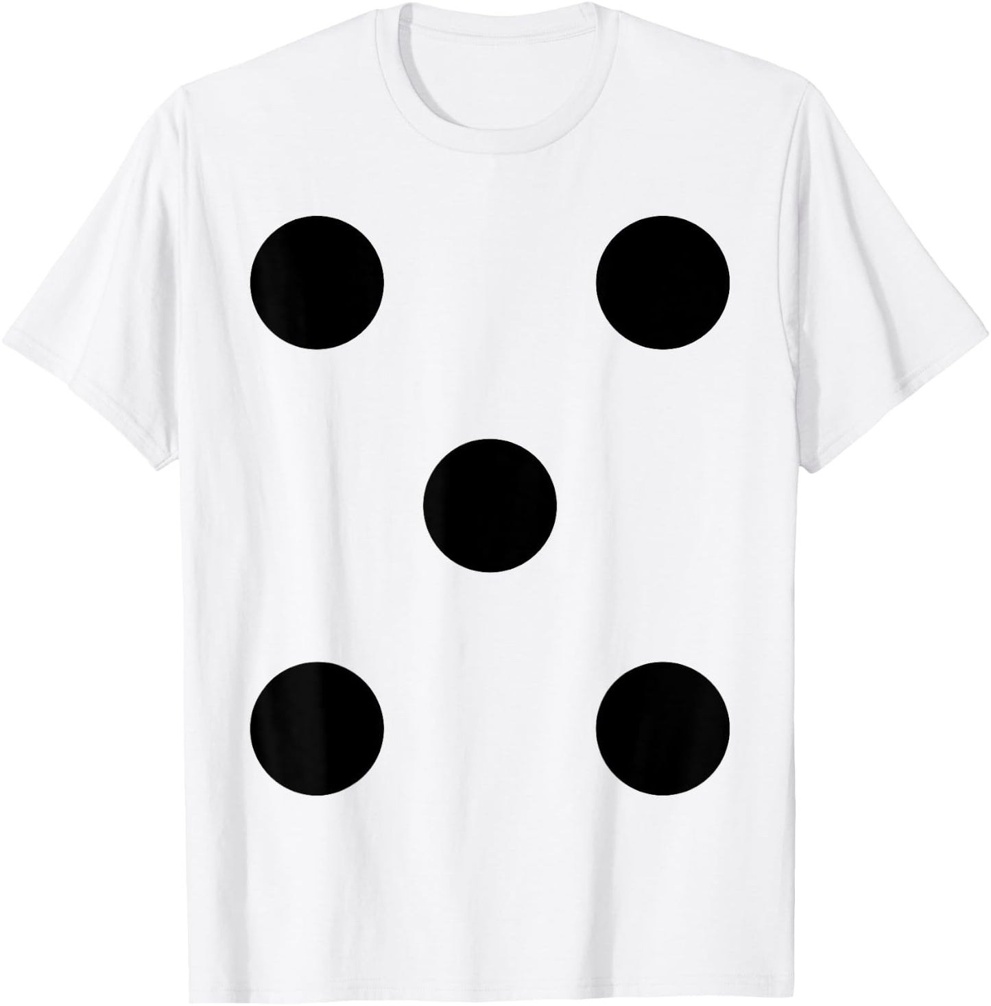 Dice 5 Halloween Costume Friends Group Family Games T-Shirt - T-Shirt | White
