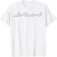 Dachshund Line Art cute Doxie Wiener Dog for woman kids T-Shirt - T-Shirt | White