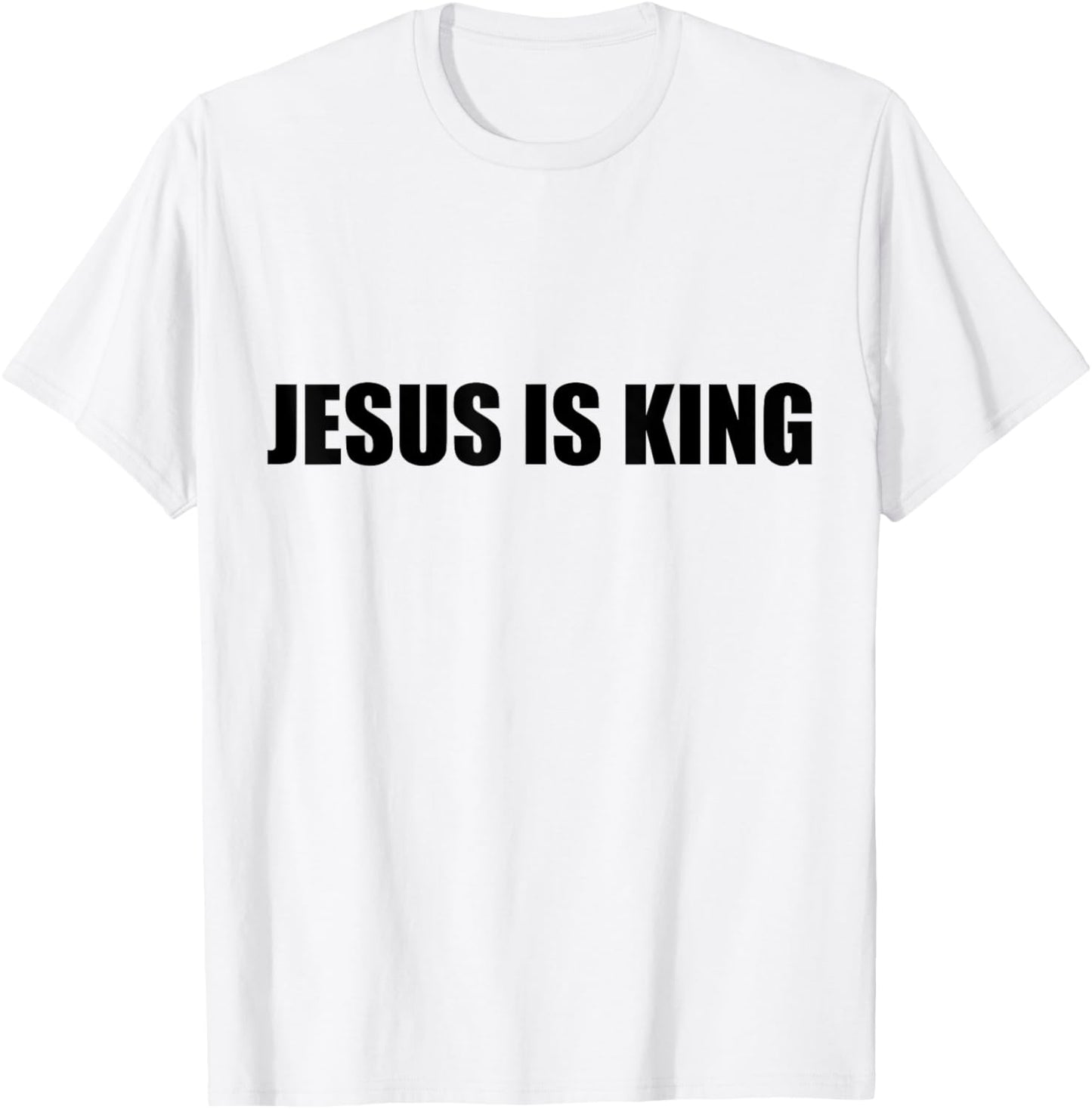 Jesus is king T-Shirt - T-Shirt | White