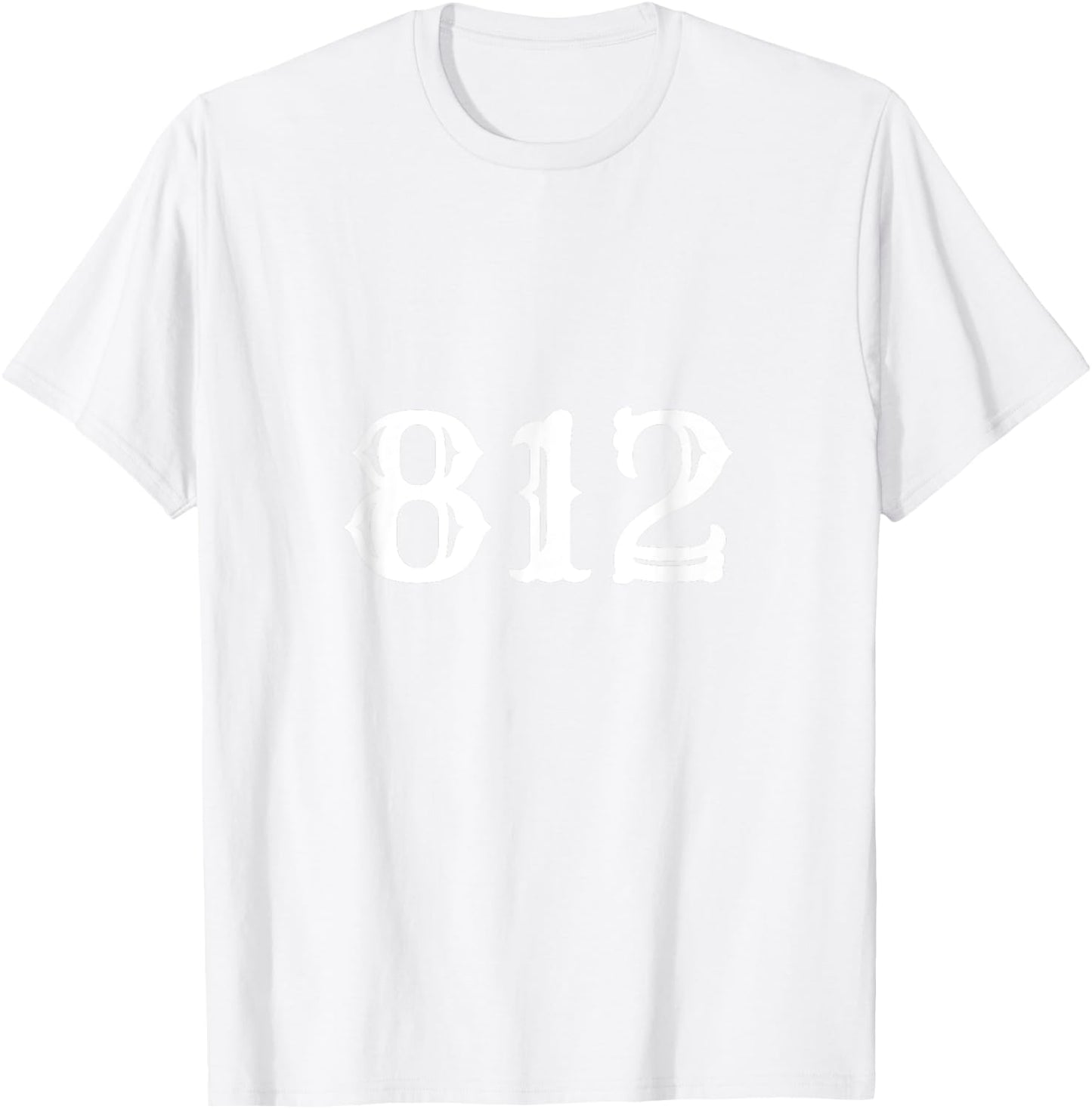 812 Indiana Area Code T-Shirt - T-Shirt | White