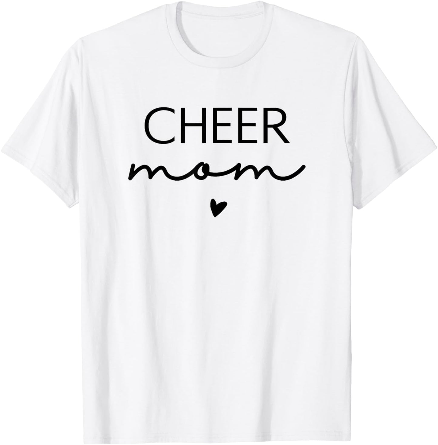 Cheer Mom Cheerleading Mama T-Shirt - T-Shirt | White