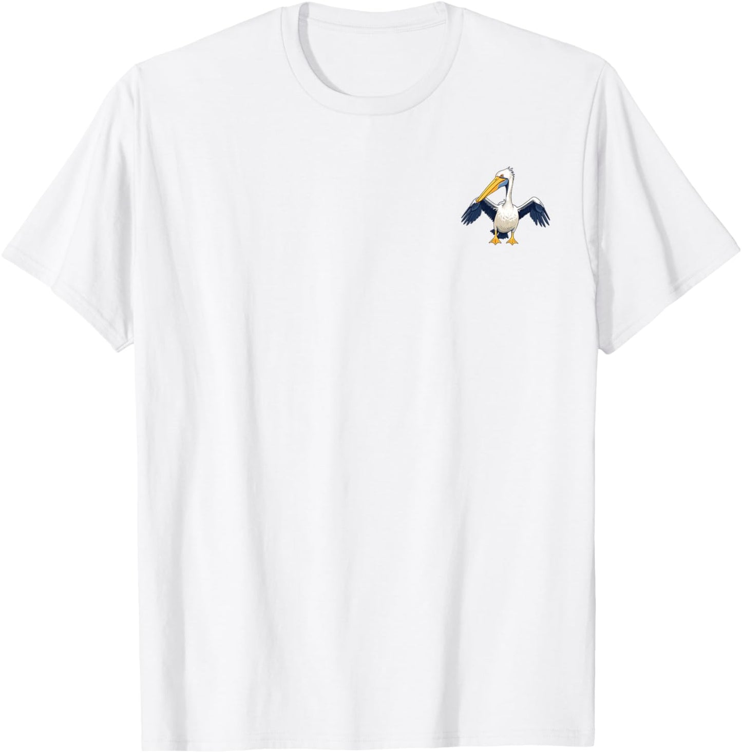 Pelican Pocket for Bird Lovers T-Shirt - T-Shirt | White