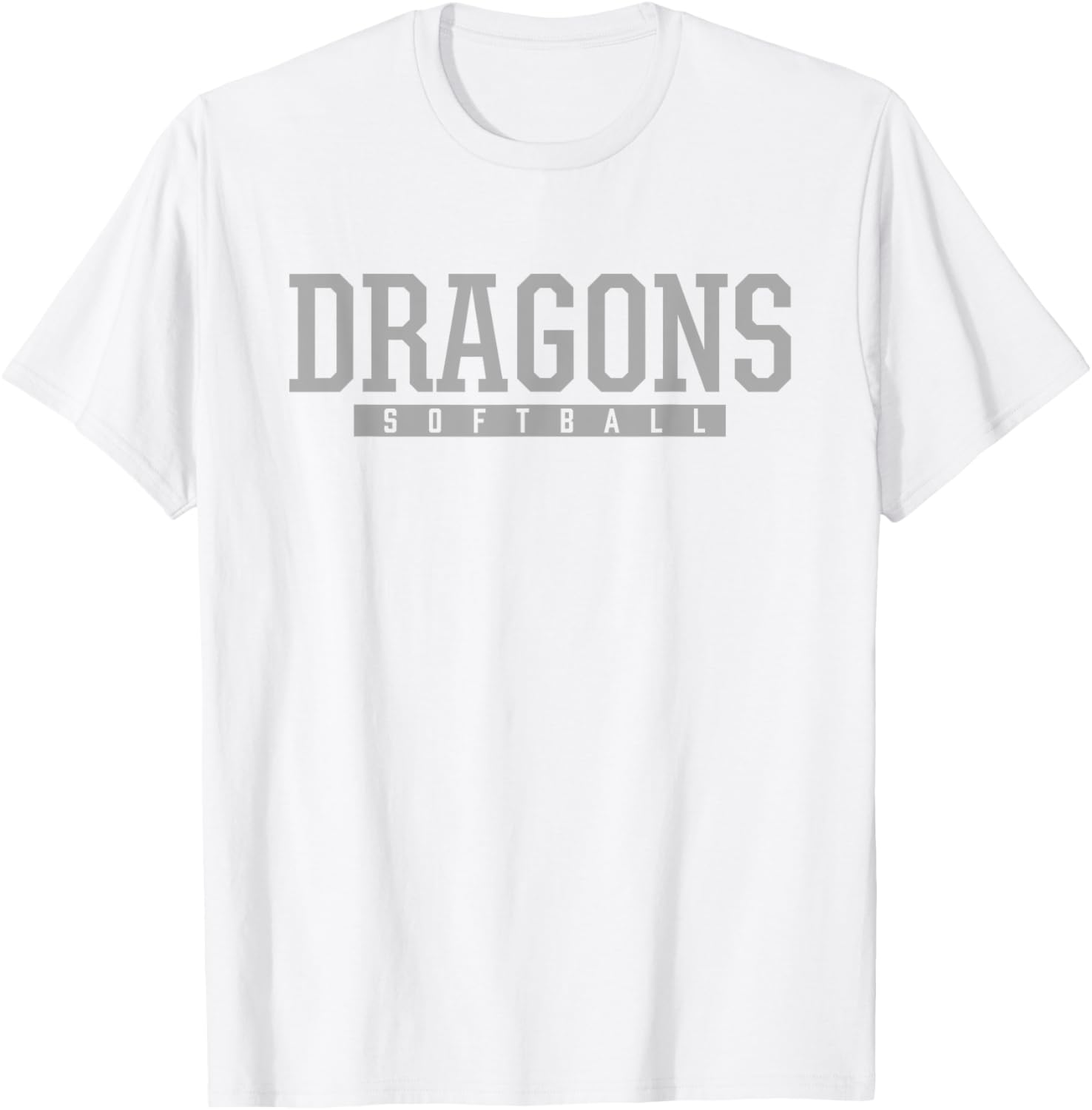 West Davidson Dragons Softball HS T-Shirt - T-Shirt | White