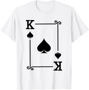 King Spades Card Costume - Playing Cards - King Spades T-Shirt - T-Shirt | White
