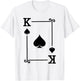 King Spades Card Costume - Playing Cards - King Spades T-Shirt - T-Shirt | White