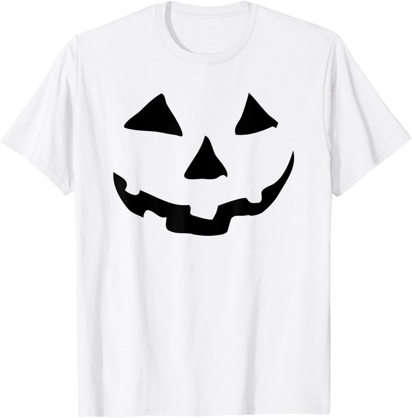 Halloween Jack O Lantern Pumpkin Face T-Shirt - T-Shirt | White