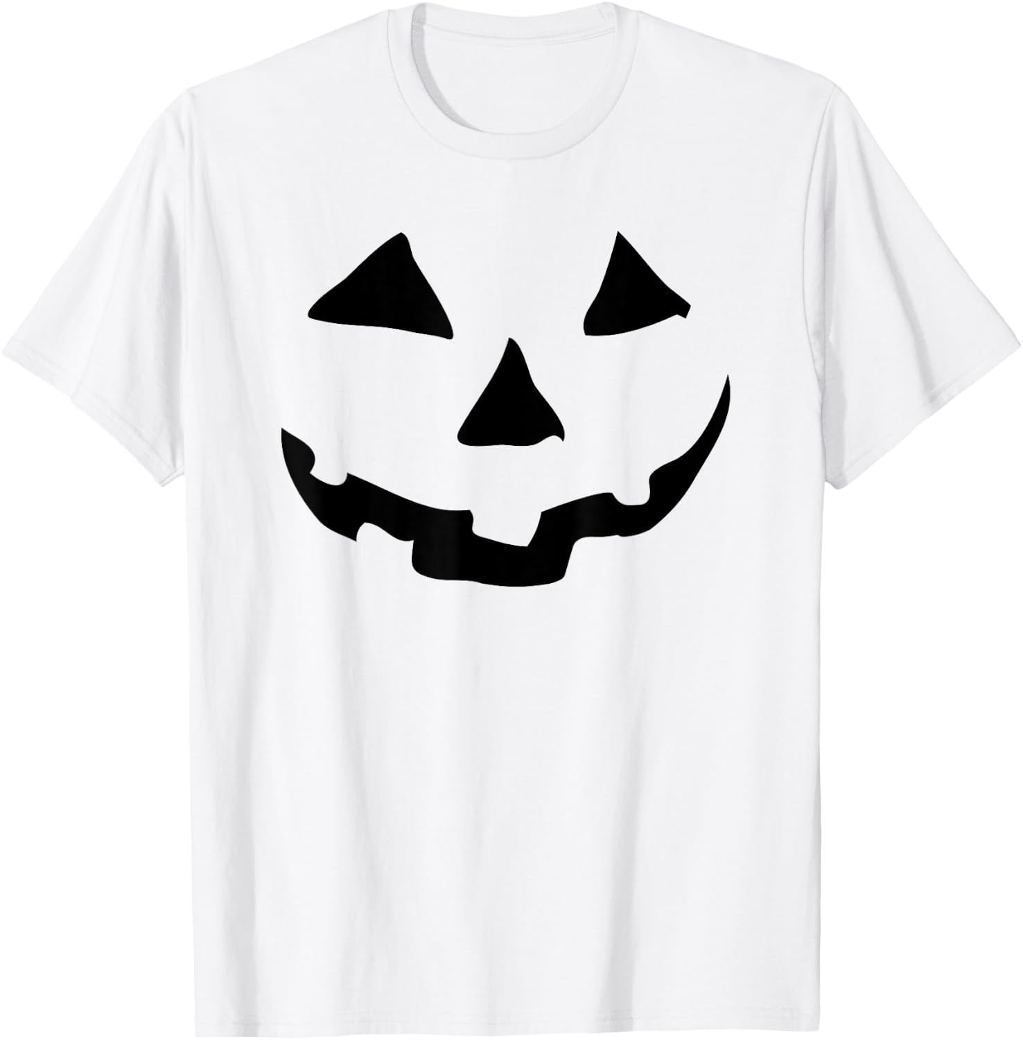 Halloween Jack O Lantern Pumpkin Face T-Shirt - T-Shirt | White