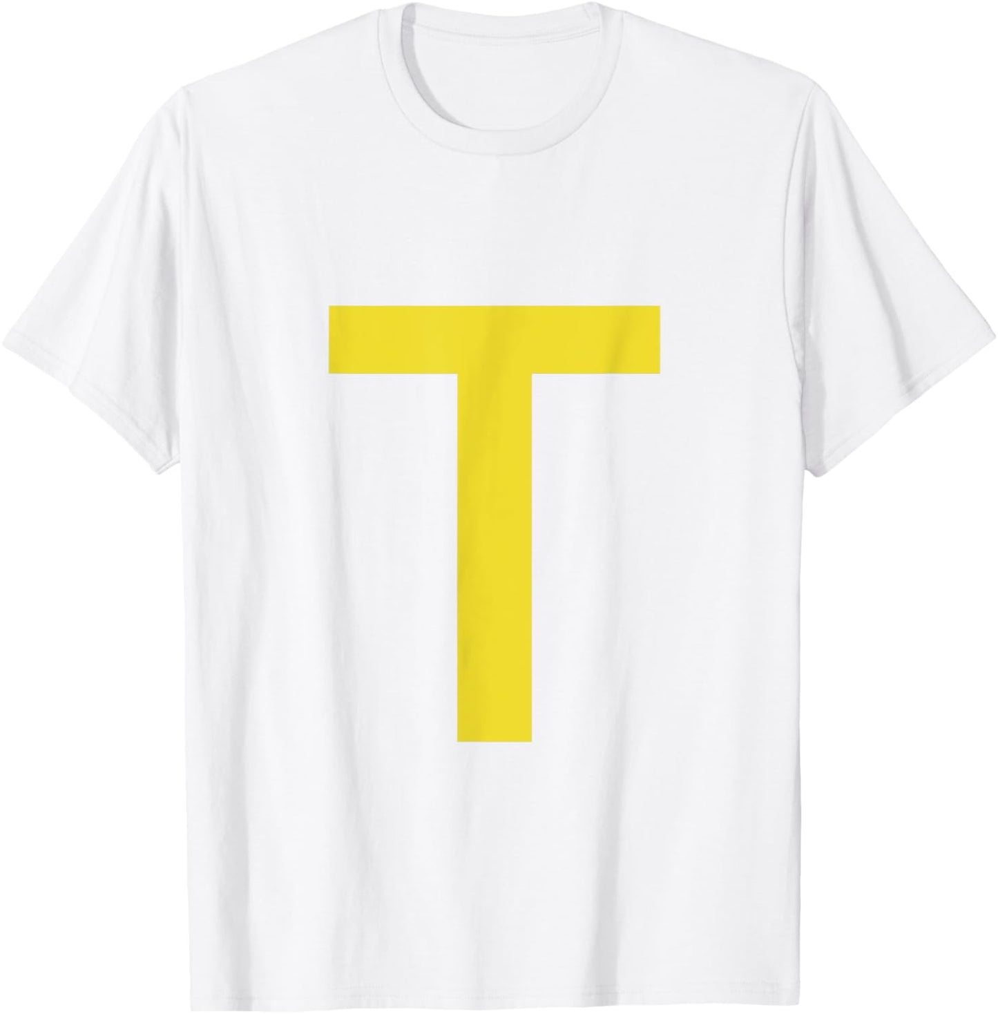 Letter T Funny Chipmunk Group Matching Halloween Costume T-Shirt - T-Shirt | White