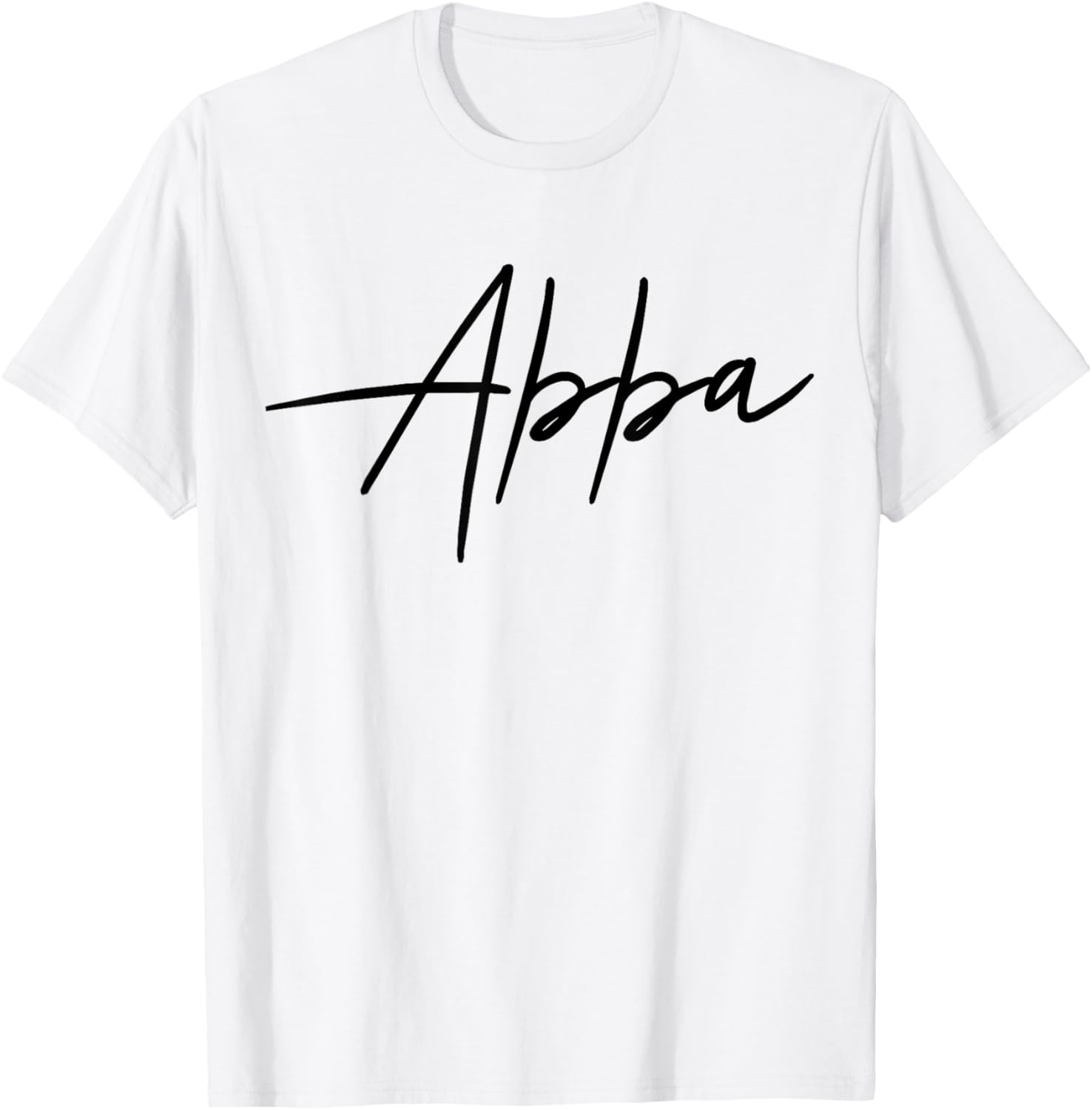 Abba Name Women Men Kids Abba Birthday Shirt Gift Abba Name T-Shirt - T-Shirt | White