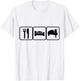 Eat. Sleep. Ride Ural. Repeat. Russian motorbike T-Shirt - T-Shirt | White
