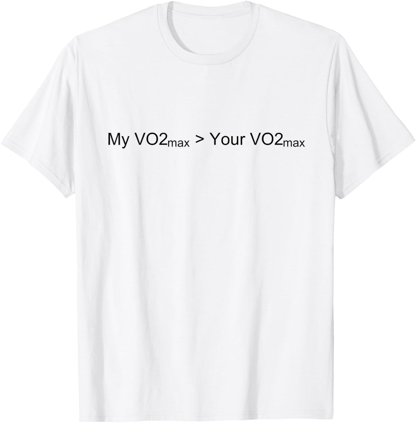 VO2 Max T-Shirt - T-Shirt | White