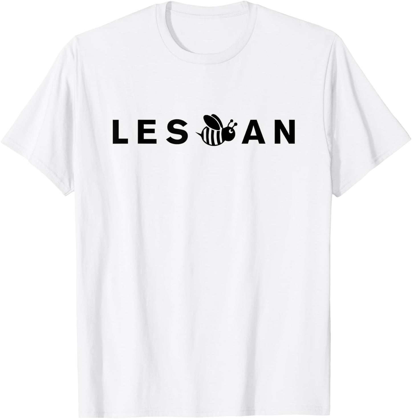 Les Bee An - Funny Lesbian Pride Bee Joke Pun T-Shirt - T-Shirt | White