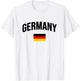 Germany - Throwback Design - Flag of Deutschland - Classic T-Shirt - T-Shirt | White