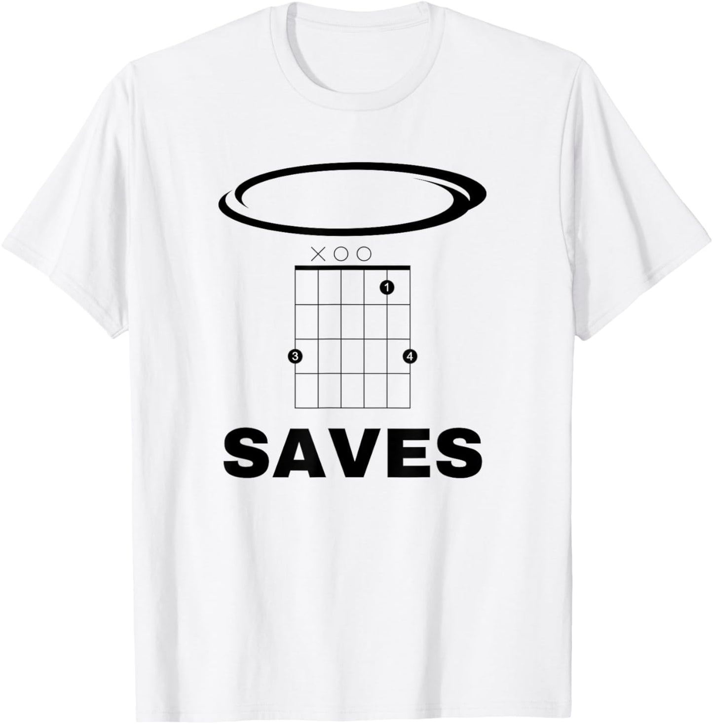 Funny Music Gsus Saves T-Shirt - T-Shirt | White