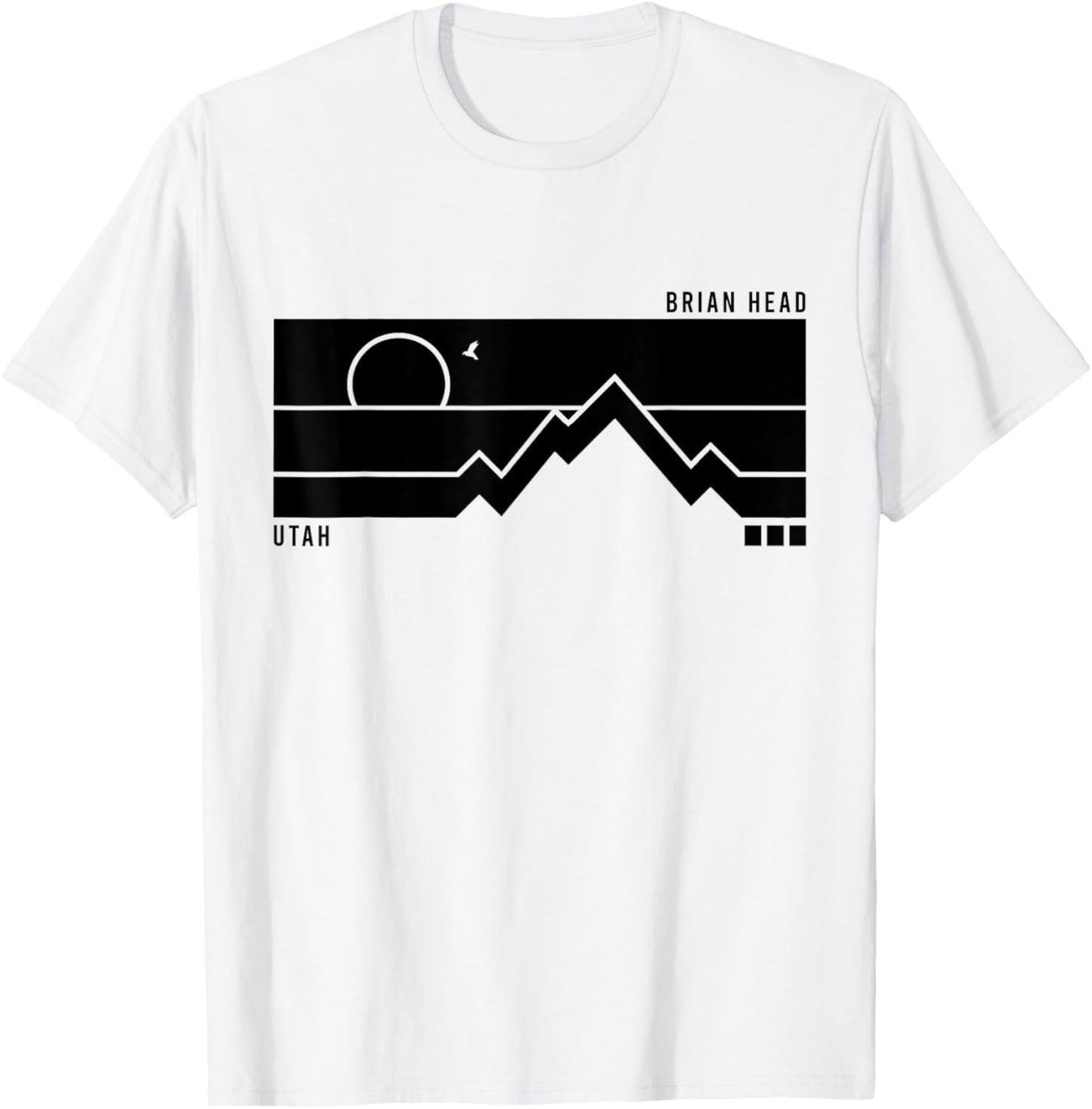 Vintage Brian Head Utah Mountains Hiking Sunset T-Shirt - T-Shirt | White