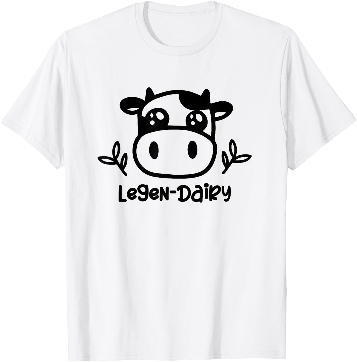 Funny Cow pun Dairy Cow gift Legen...Dairy Legendary T-Shirt - T-Shirt | White