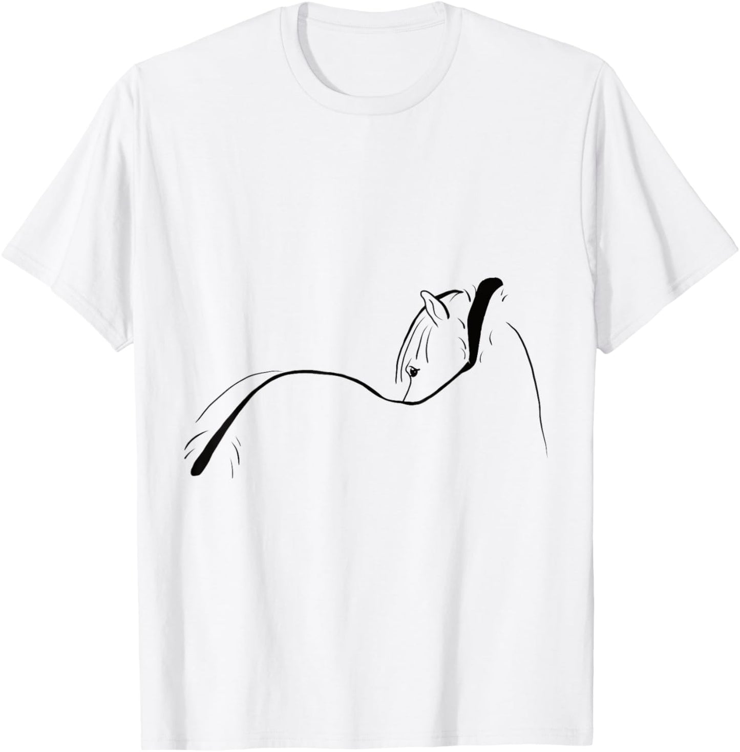 Fjord Horse With Eel Streak T-Shirt - T-Shirt | White