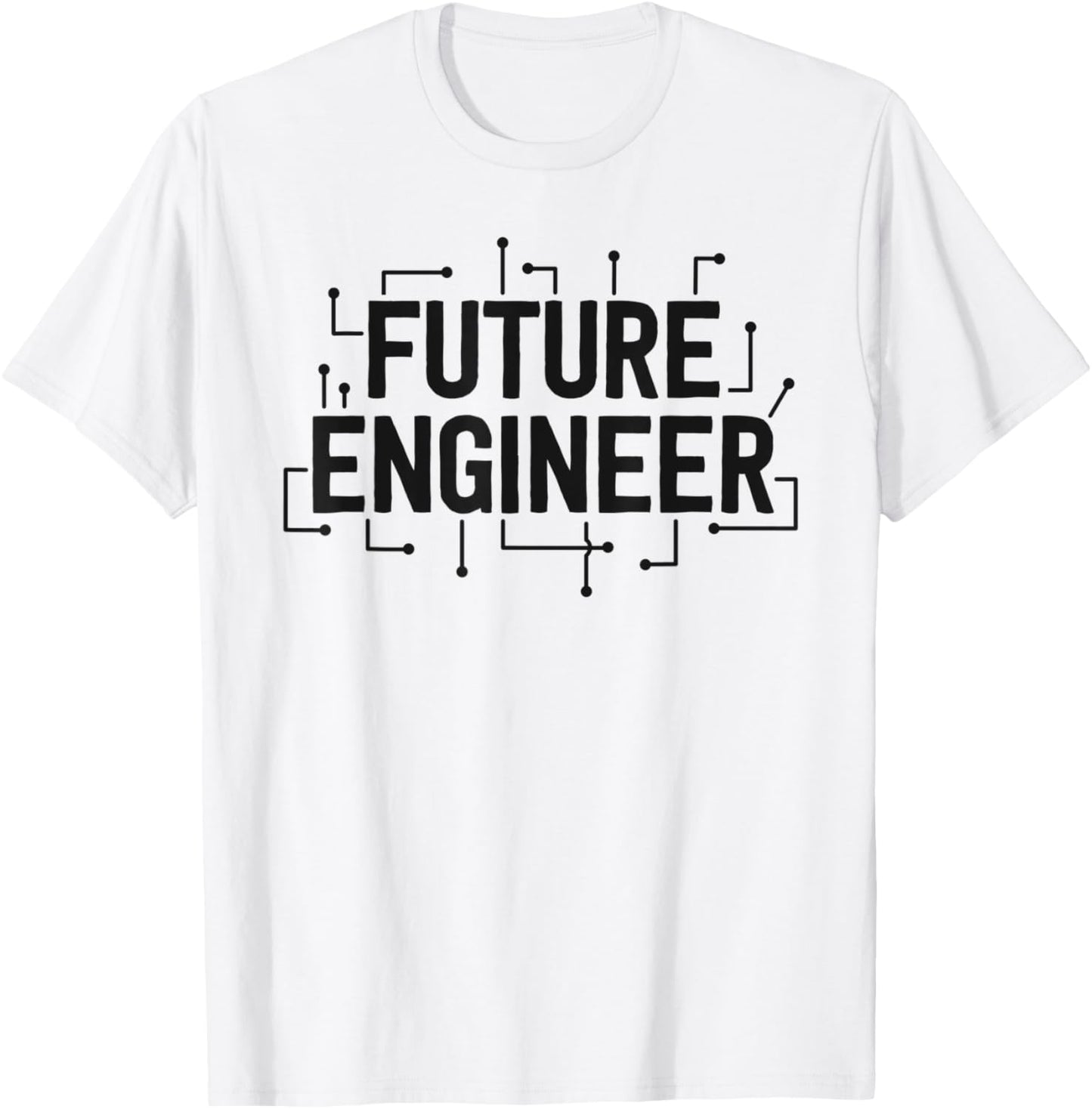 Electrical Engineering Shirt Circuit Kids Future Engineer T-Shirt - T-Shirt | White