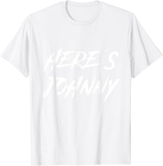 Here's Johnny Halloween Costume Retro Trick Or Treat Jack T-Shirt - T-Shirt | White