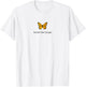Butterfly Become The Change Inspiration Design T-Shirt - T-Shirt | White