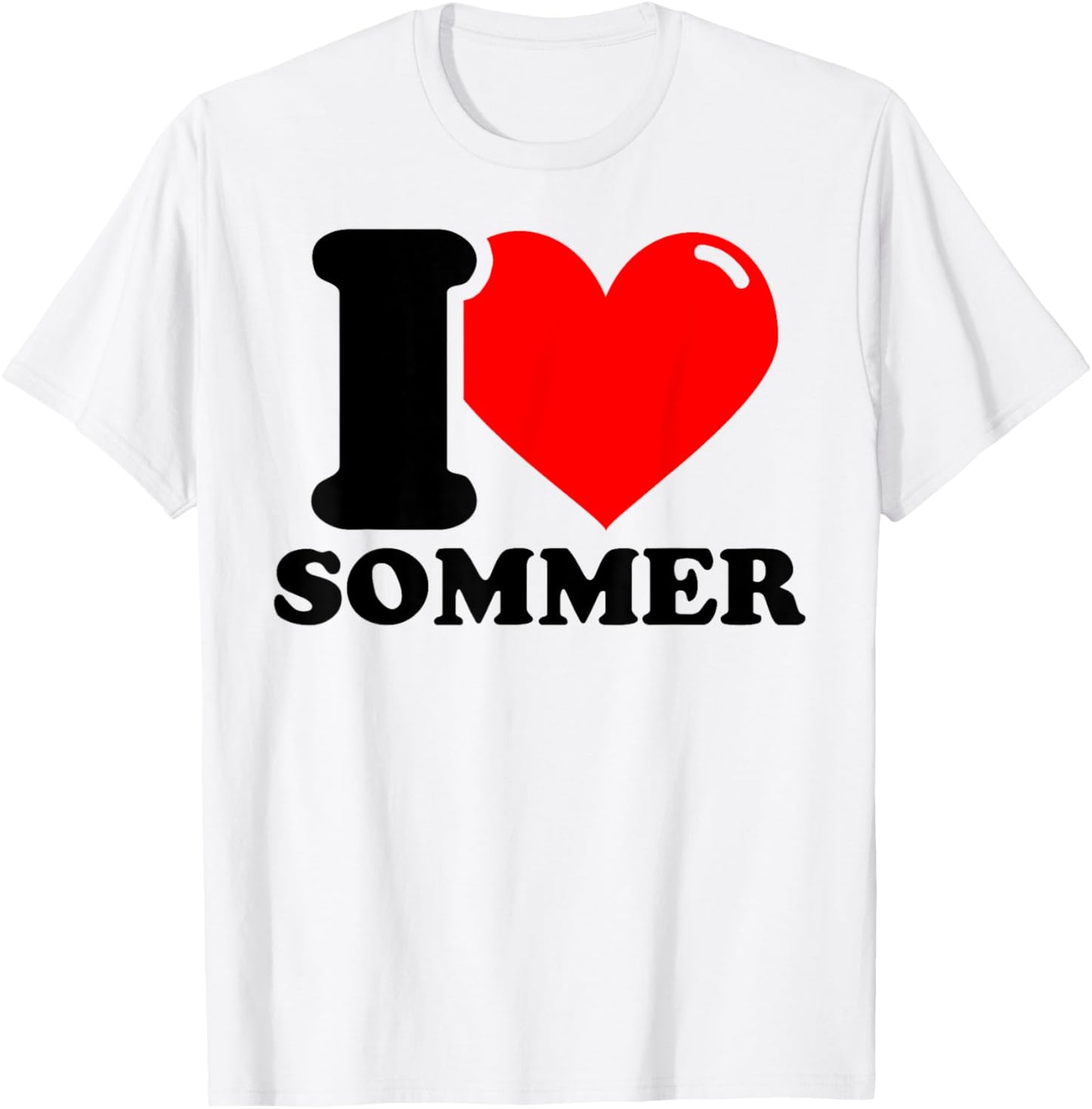 I LOVE Sommer T-Shirt - T-Shirt | White