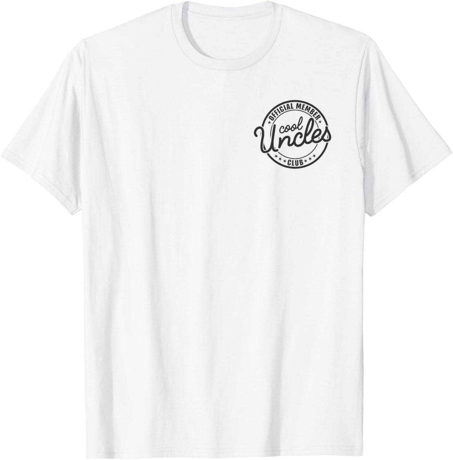 Official Member Cool Uncles Club Funny Uncle Father's Day T-Shirt - T-Shirt | White