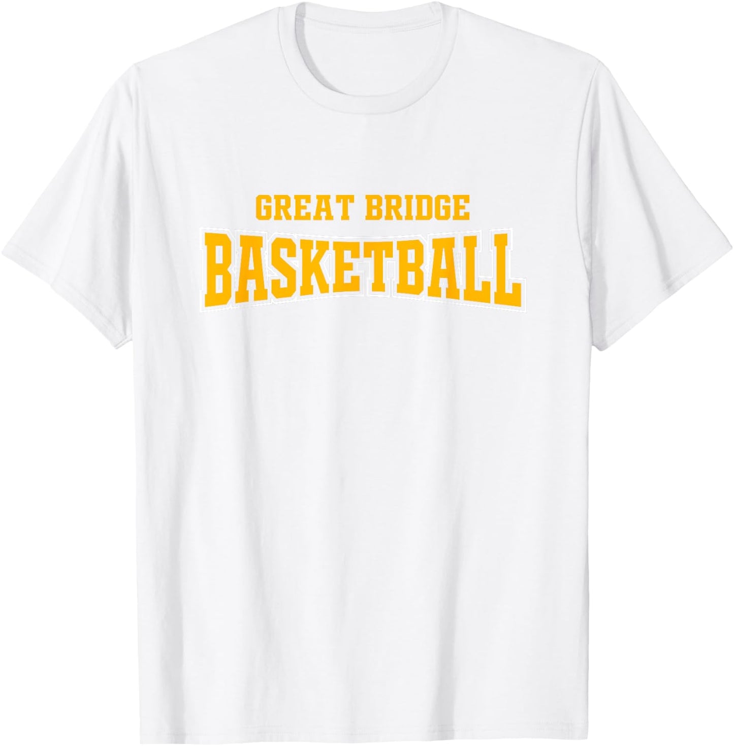 Great Bridge High School Basketball Warp HS T-Shirt - T-Shirt | White