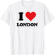 I Heart London First Name I Love Personalized Stuff T-Shirt - T-Shirt | White