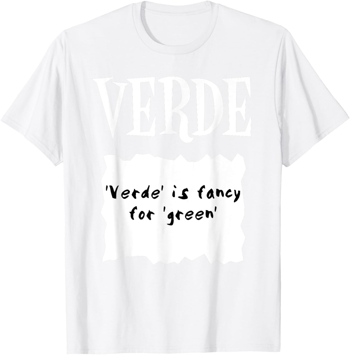 HOT SAUCES Halloween Costumes Green Salsa VERDE SAUCE T-Shirt - T-Shirt | White