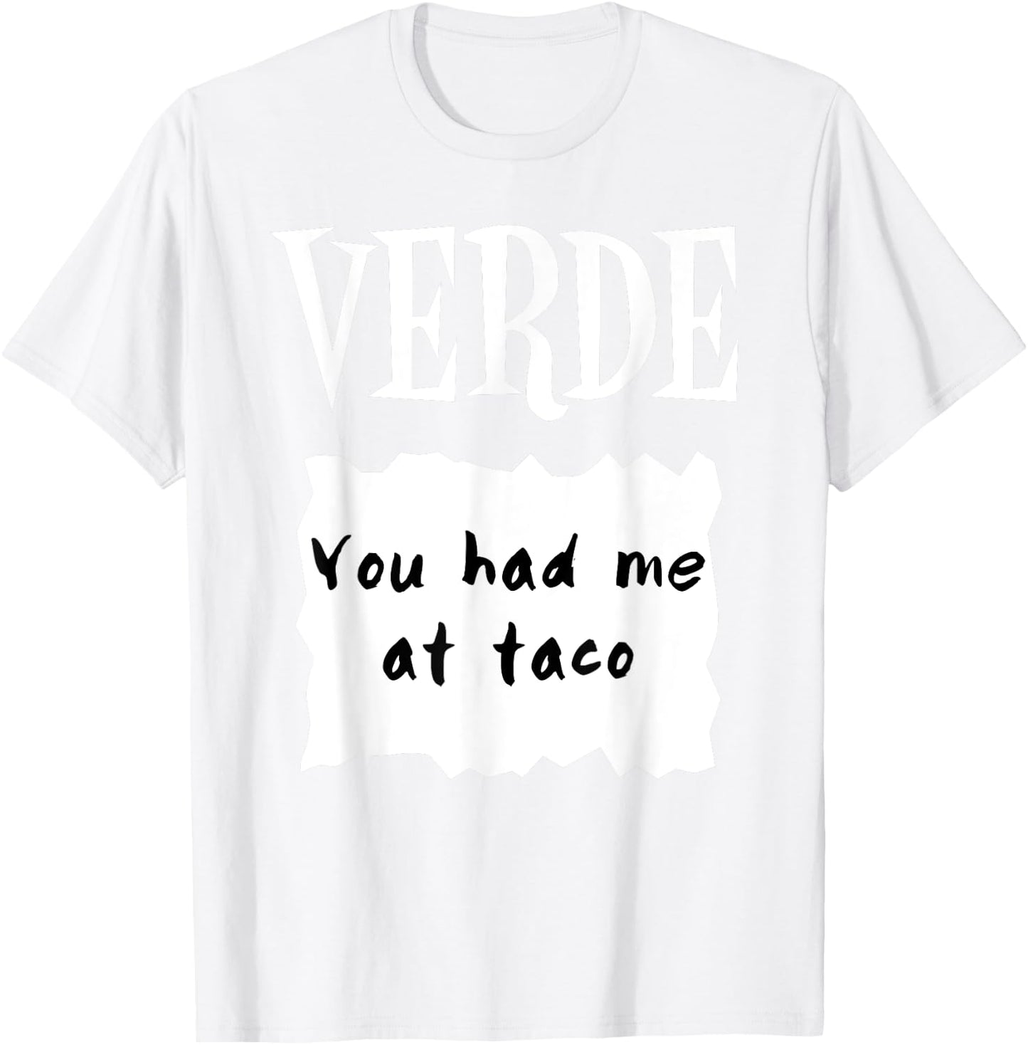 HOT SAUCES Halloween Costumes Green Salsa VERDE SAUCE T-Shirt - T-Shirt | White