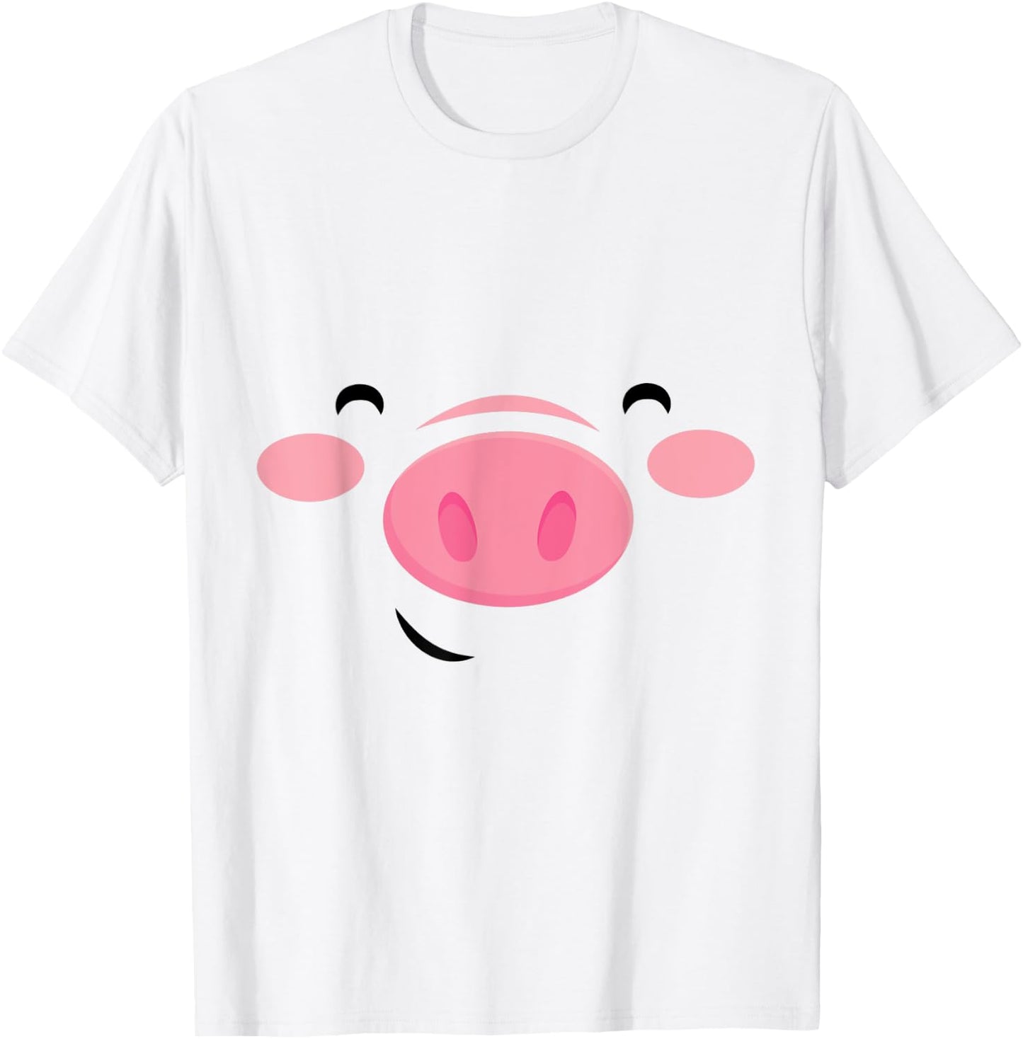 Pigface shirt Pig Face shirt Pig Face Costume Halloween T-Shirt - T-Shirt | White