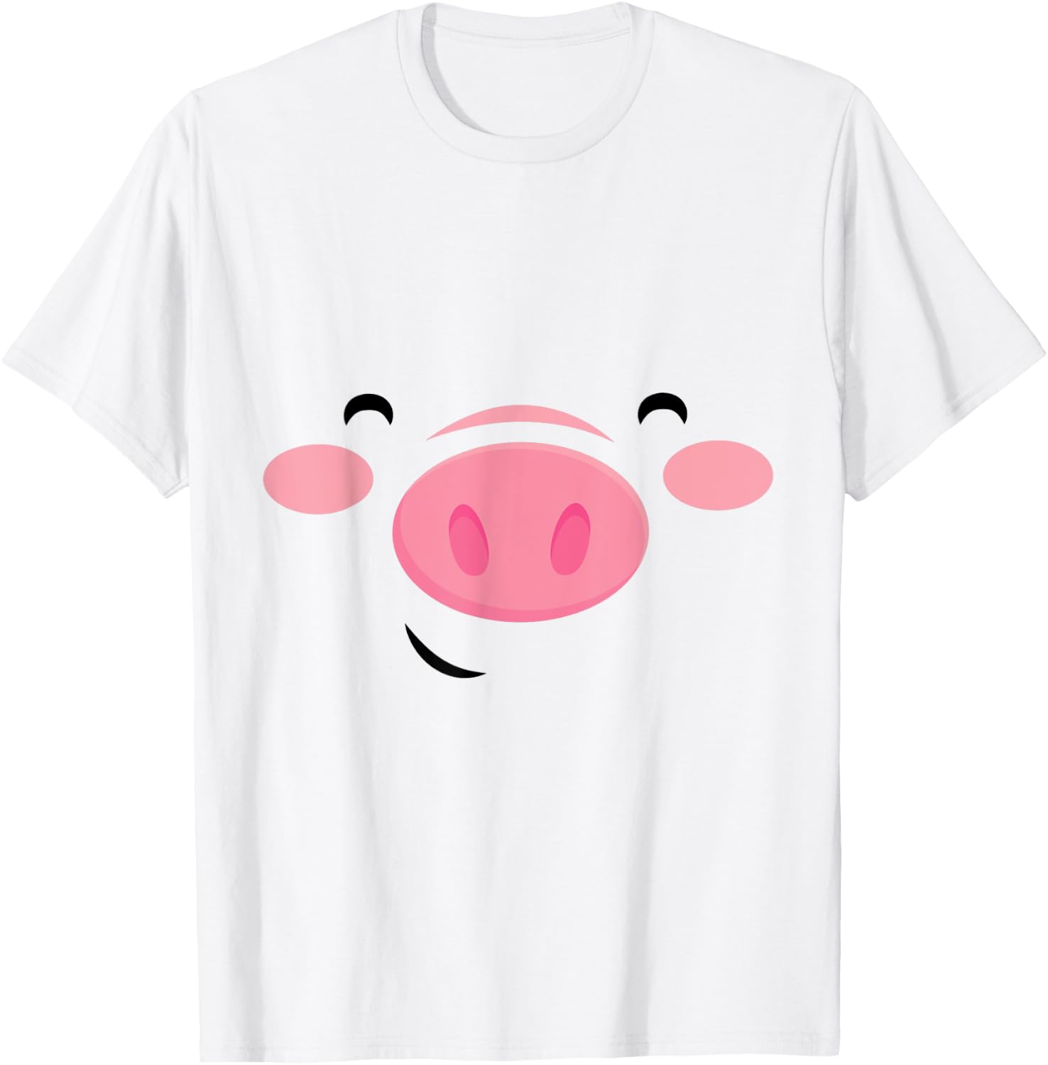 Pigface shirt Pig Face shirt Pig Face Costume Halloween T-Shirt - T-Shirt | White