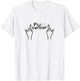 Fuck cancer / cancer white ribbon / lung cancer T-Shirt - T-Shirt | White