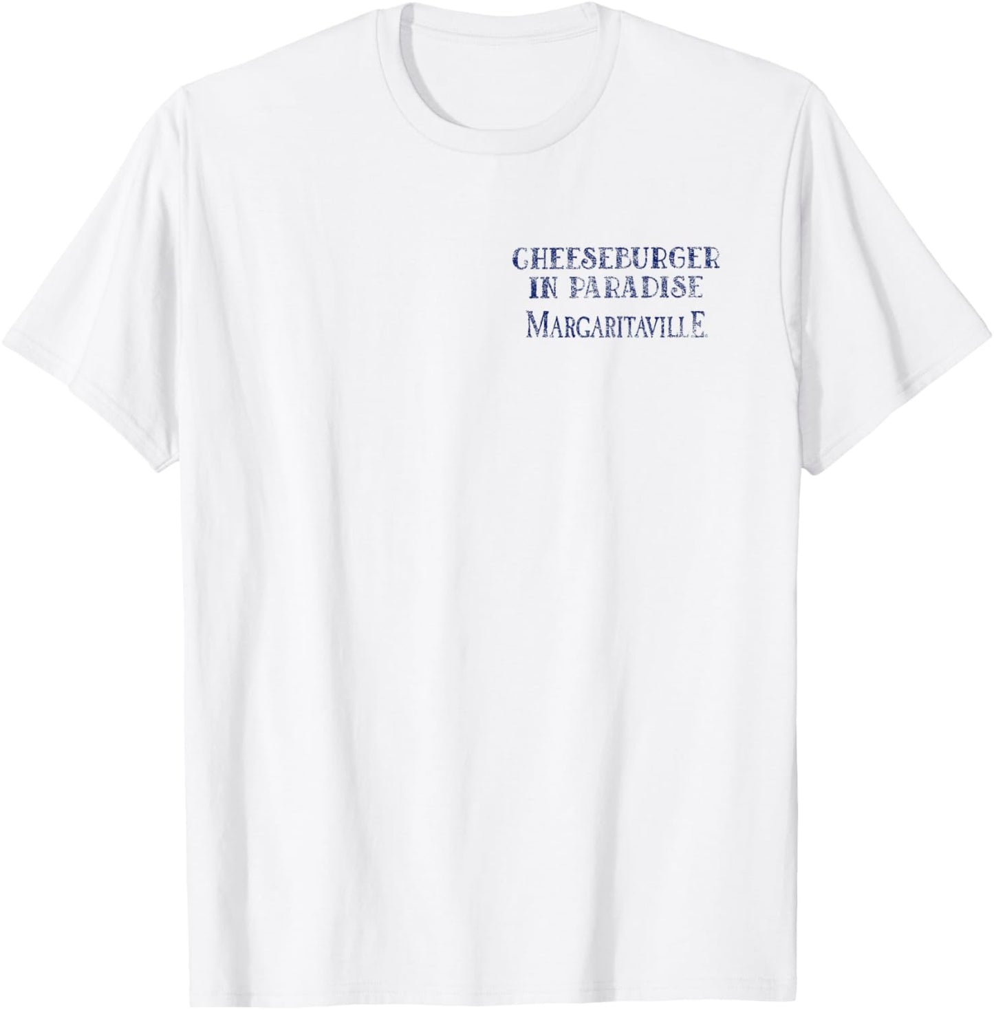Cheeseburger in Paradise T-Shirt - T-Shirt | White
