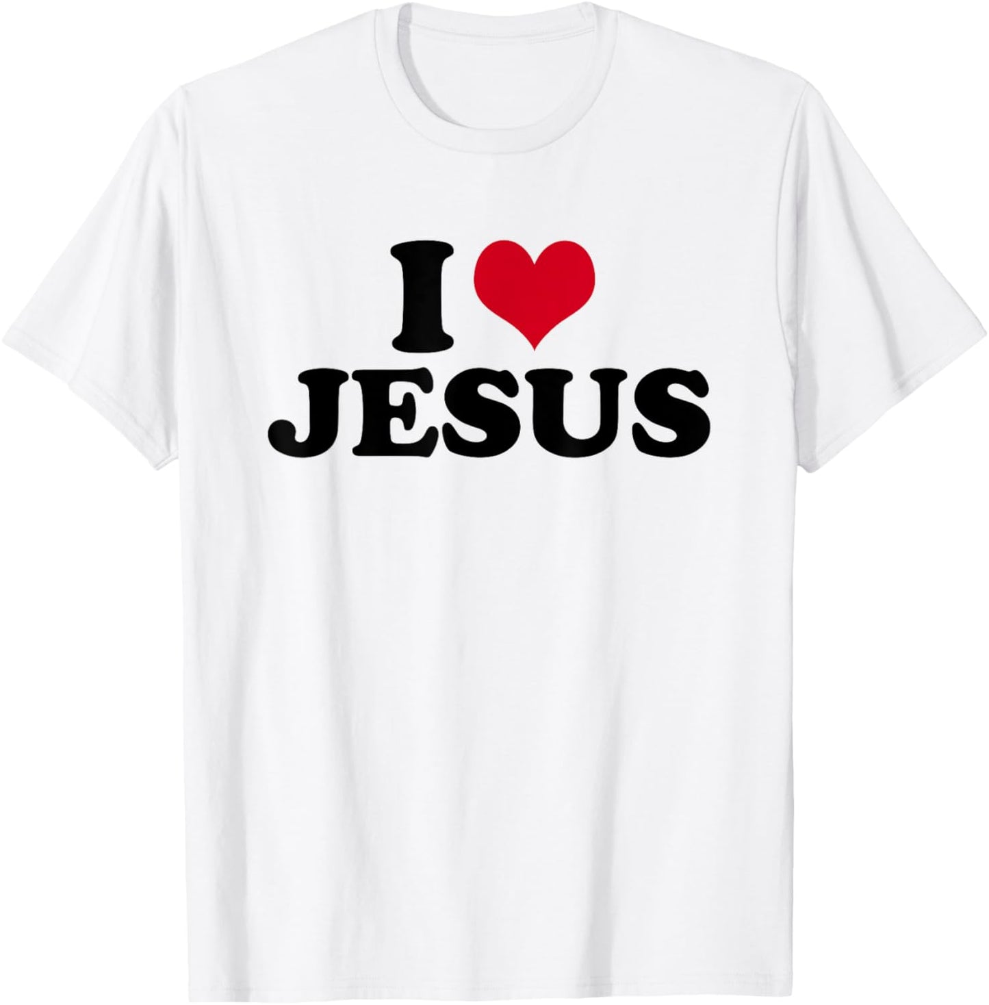I Love Jesus T-Shirt - T-Shirt | White