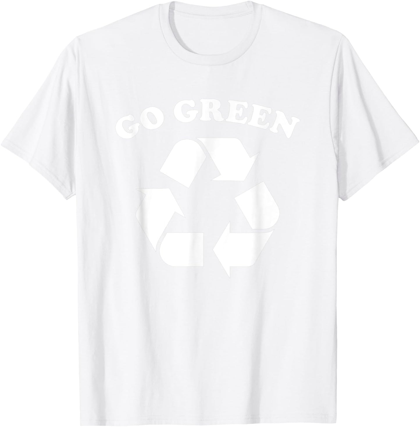 Go Green Recycling Recycle T-Shirt - T-Shirt | White
