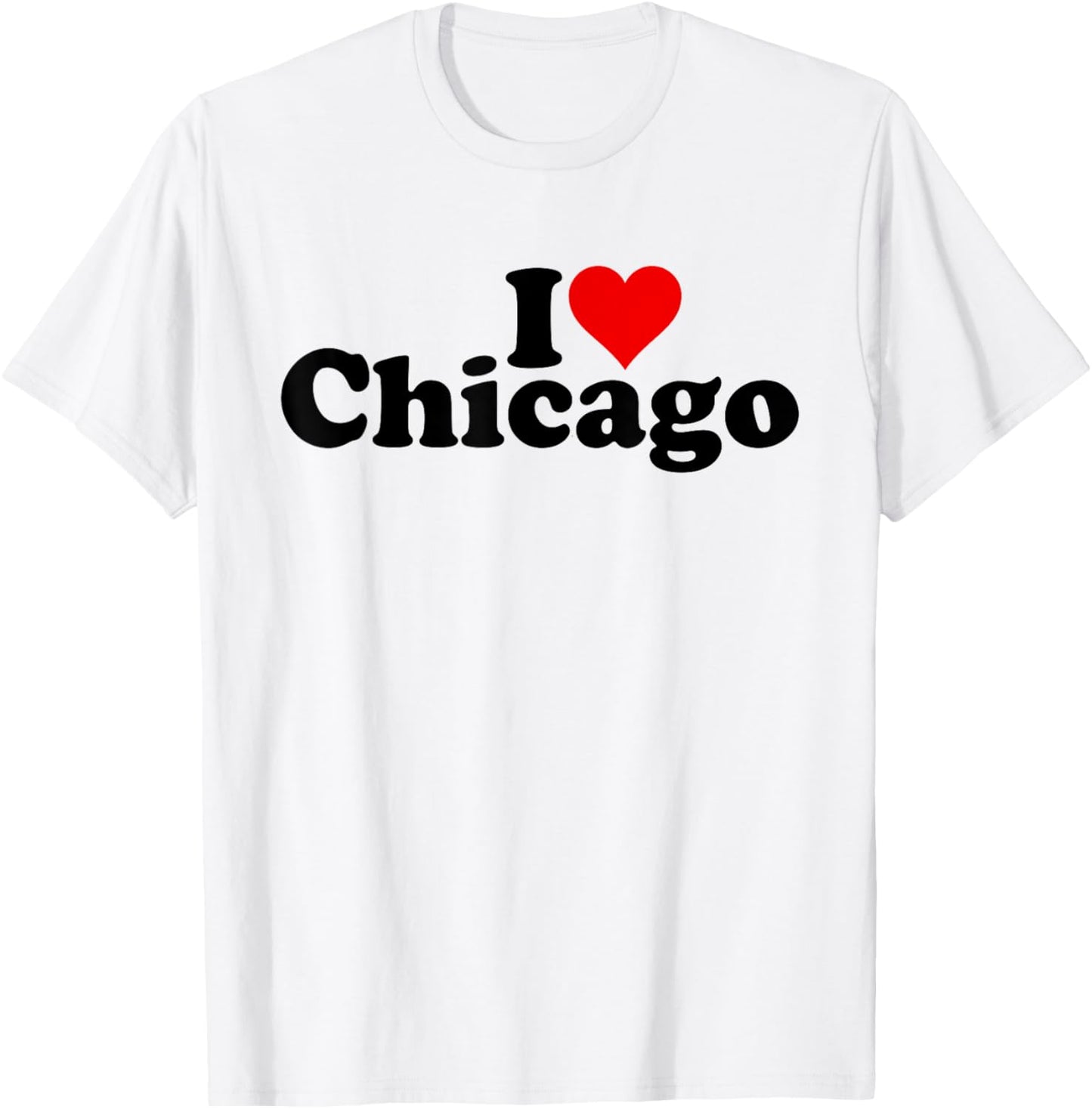 I Love Heart Chicago Illinois T-Shirt - T-Shirt | White