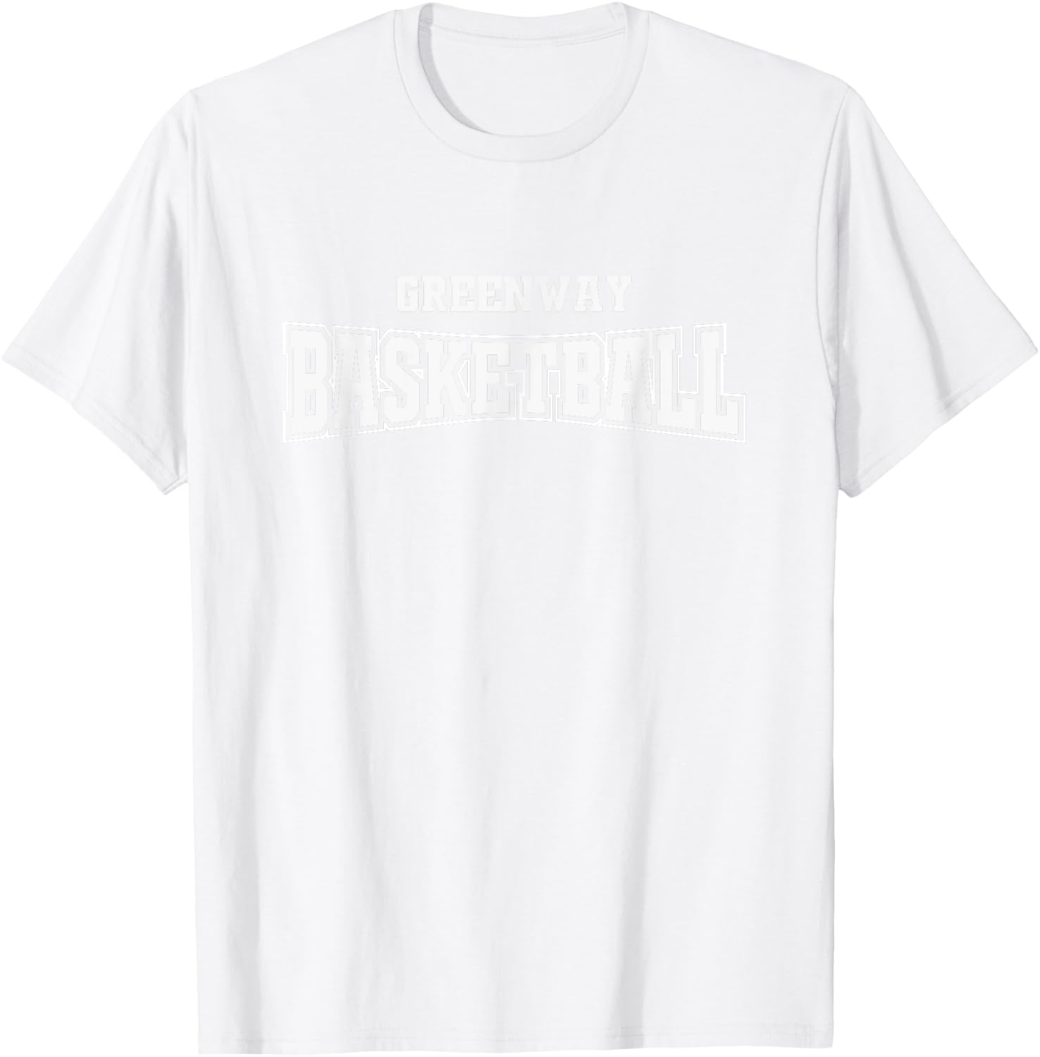 Greenway High School Basketball Warp HS T-Shirt - T-Shirt | White