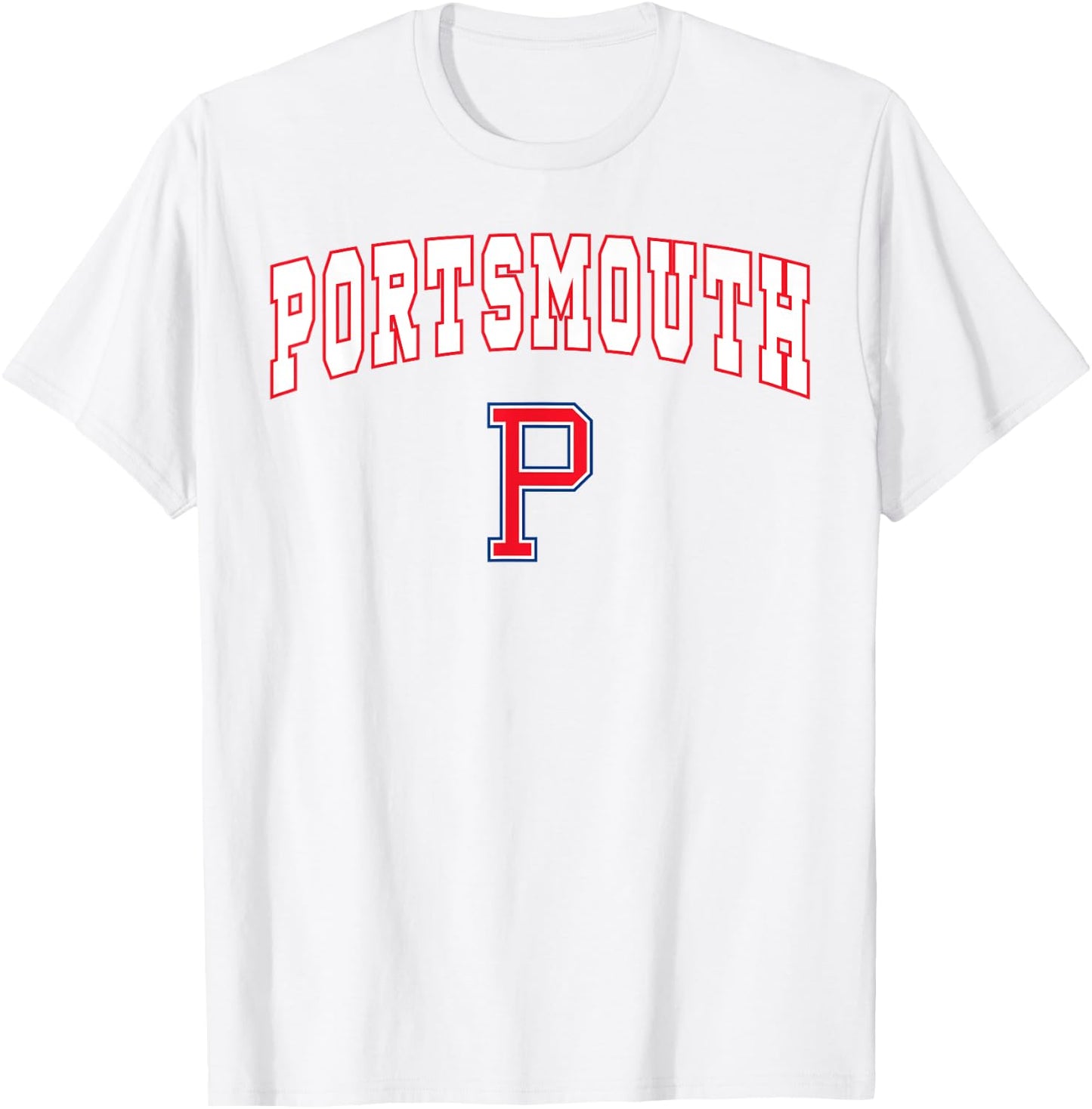 Portsmouth High School Patriots C2 T-Shirt - T-Shirt | White