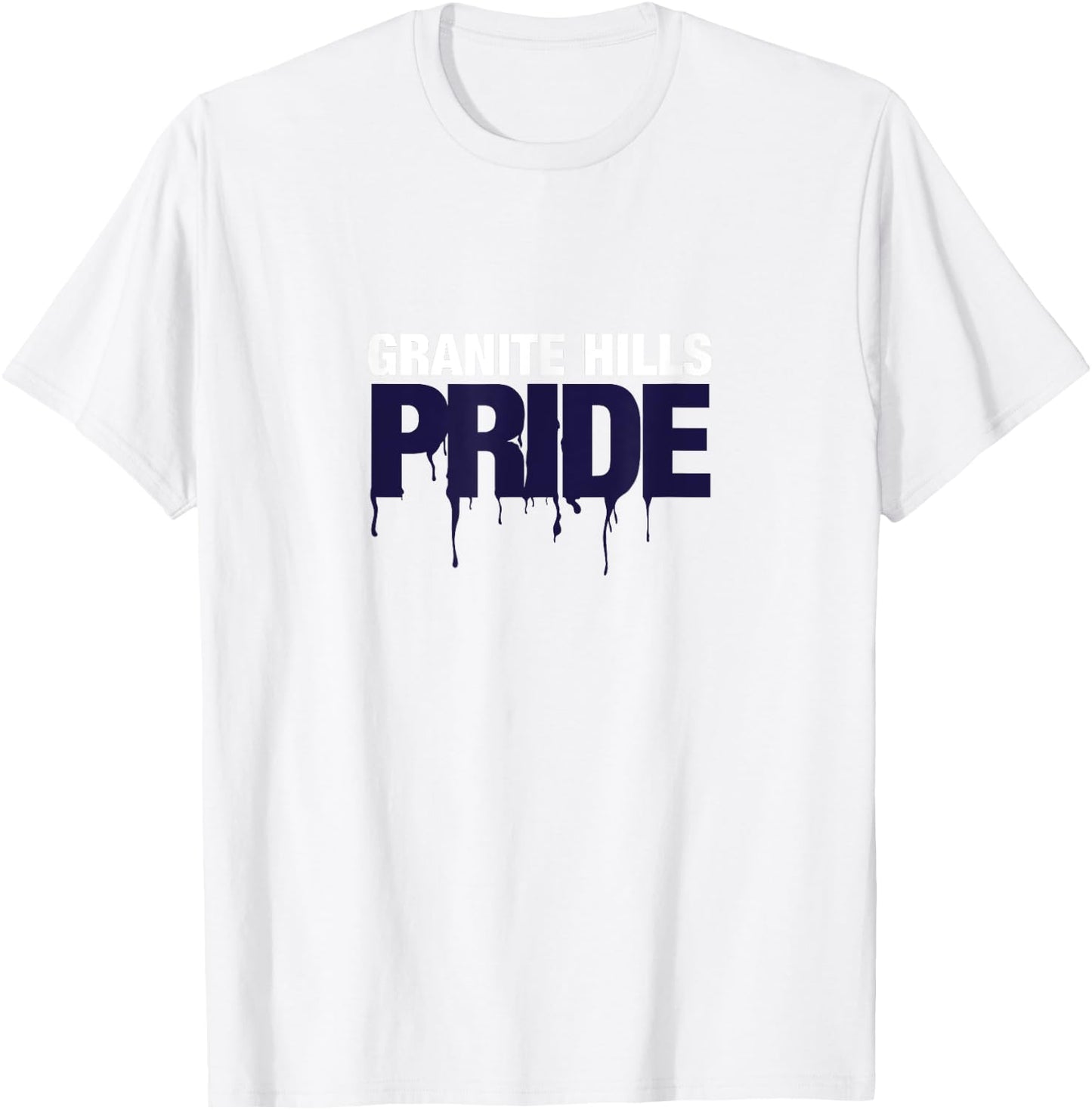 Granite Hills High School PRIDE T-Shirt - T-Shirt | White