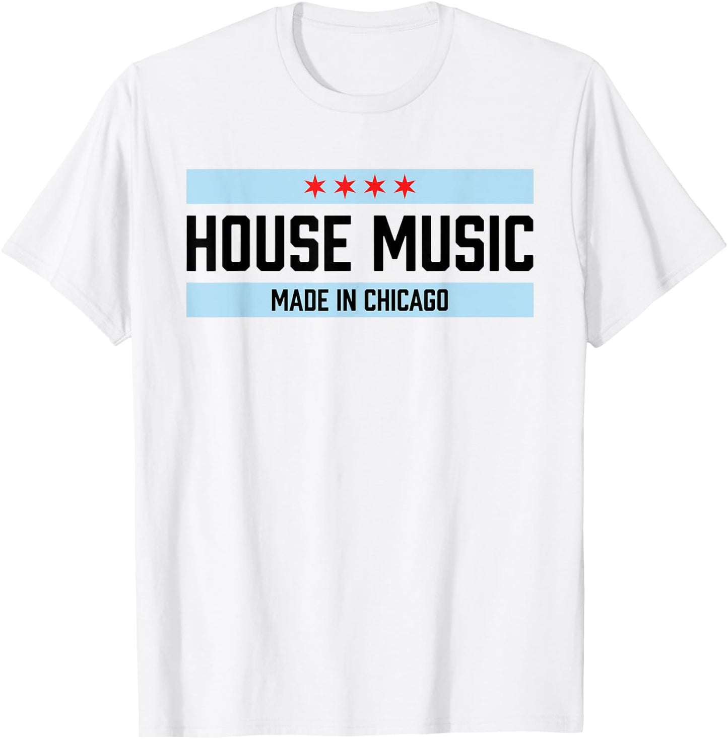 Chicago House Music - Dance Disco DJ T-Shirt - T-Shirt | White