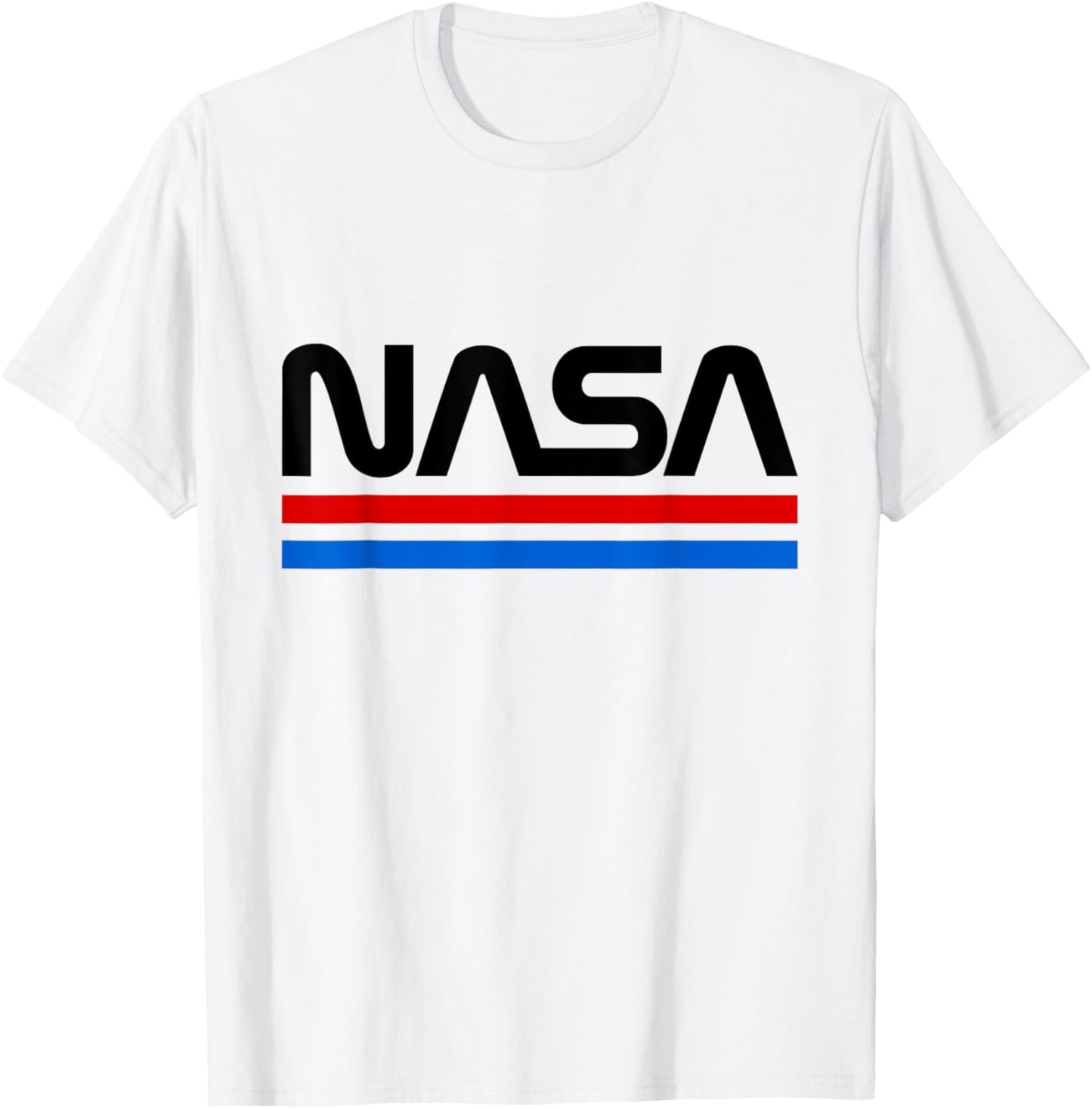 NASA Shirt | Classic NASA Worm Logo T-Shirt - T-Shirt | White