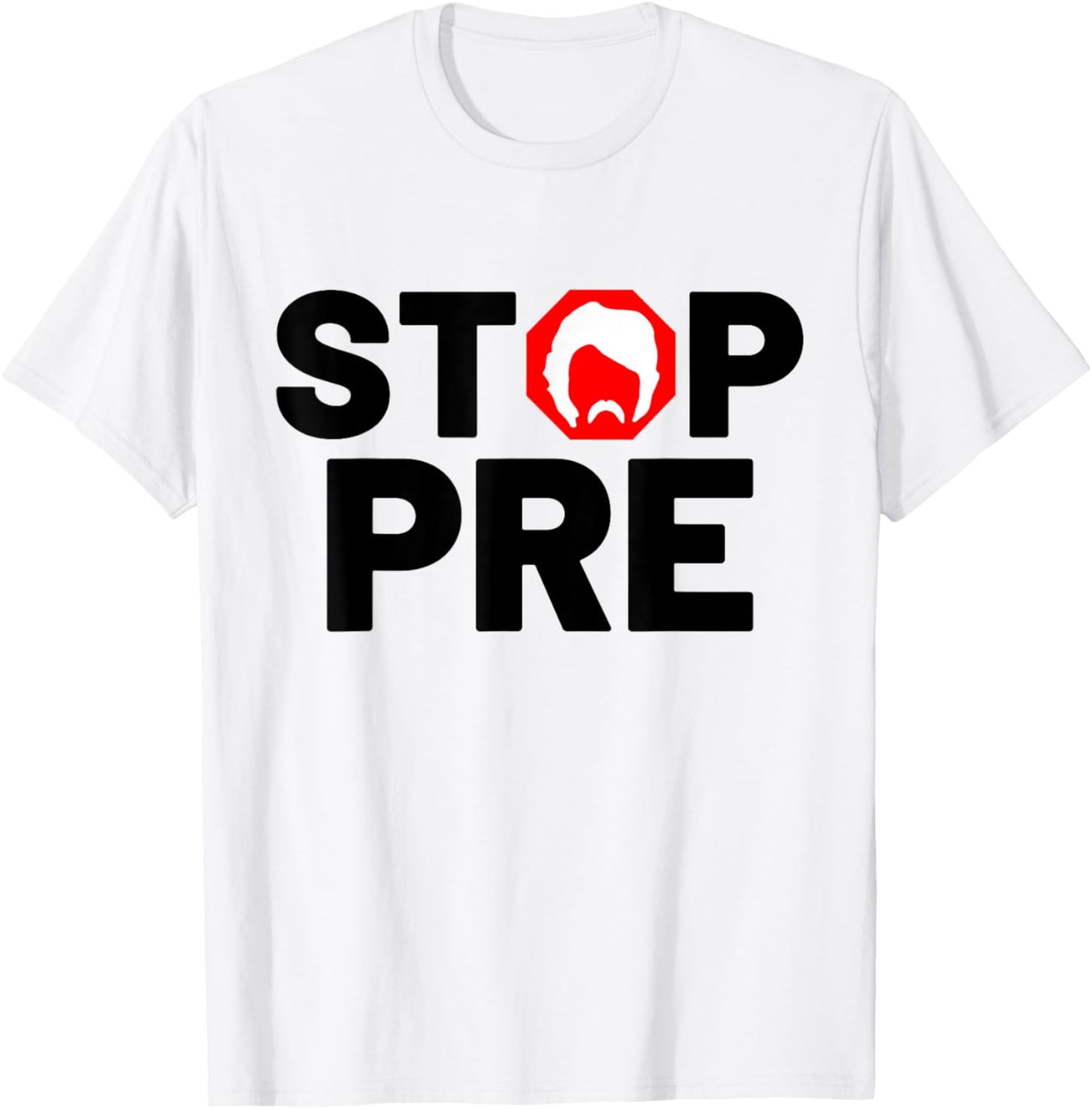 Marathon Running Vintage Stop Pre T-Shirt - T-Shirt | White