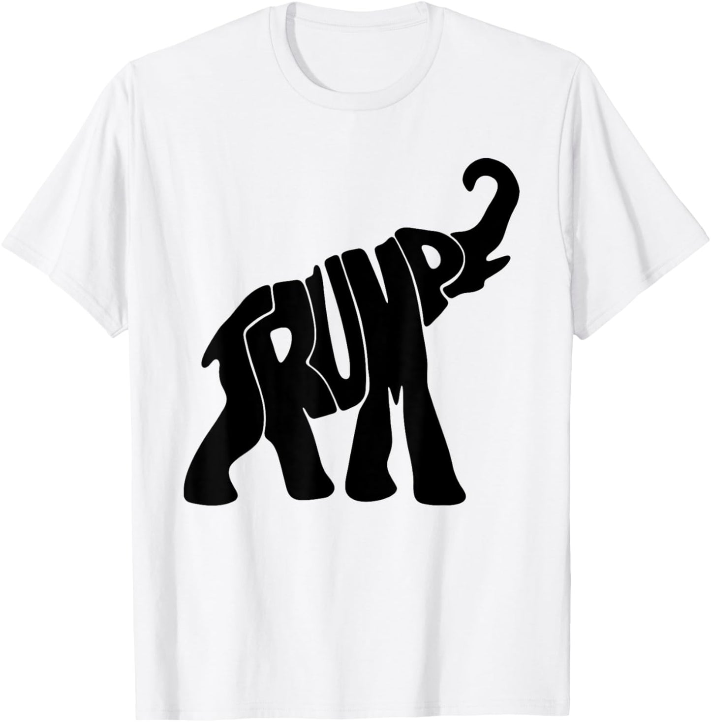 Elehphant Trump T-Shirt - T-Shirt | White