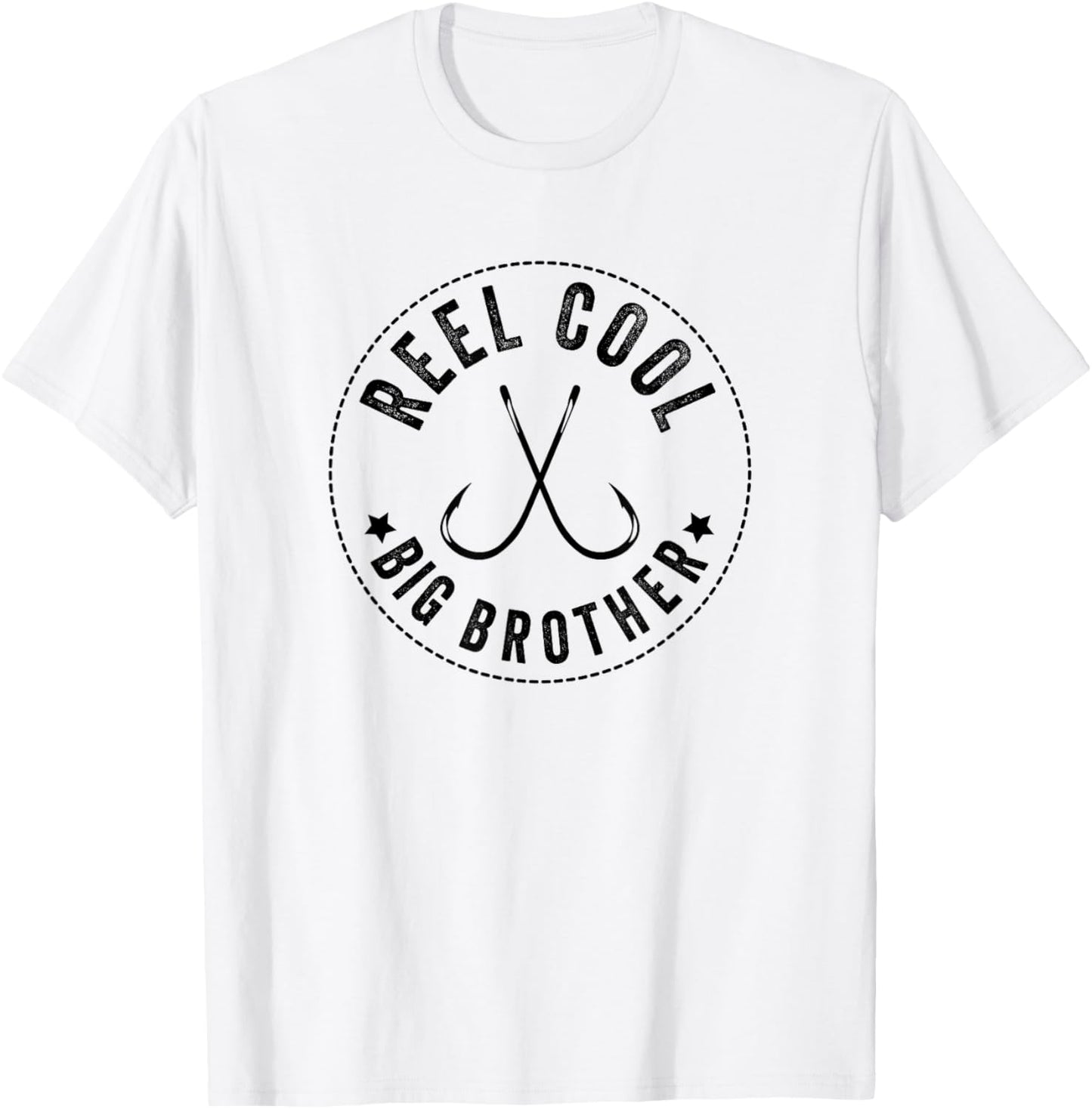 Reel Cool Big Brother, Brothers Who Fish, Fishing T-Shirt - T-Shirt | White