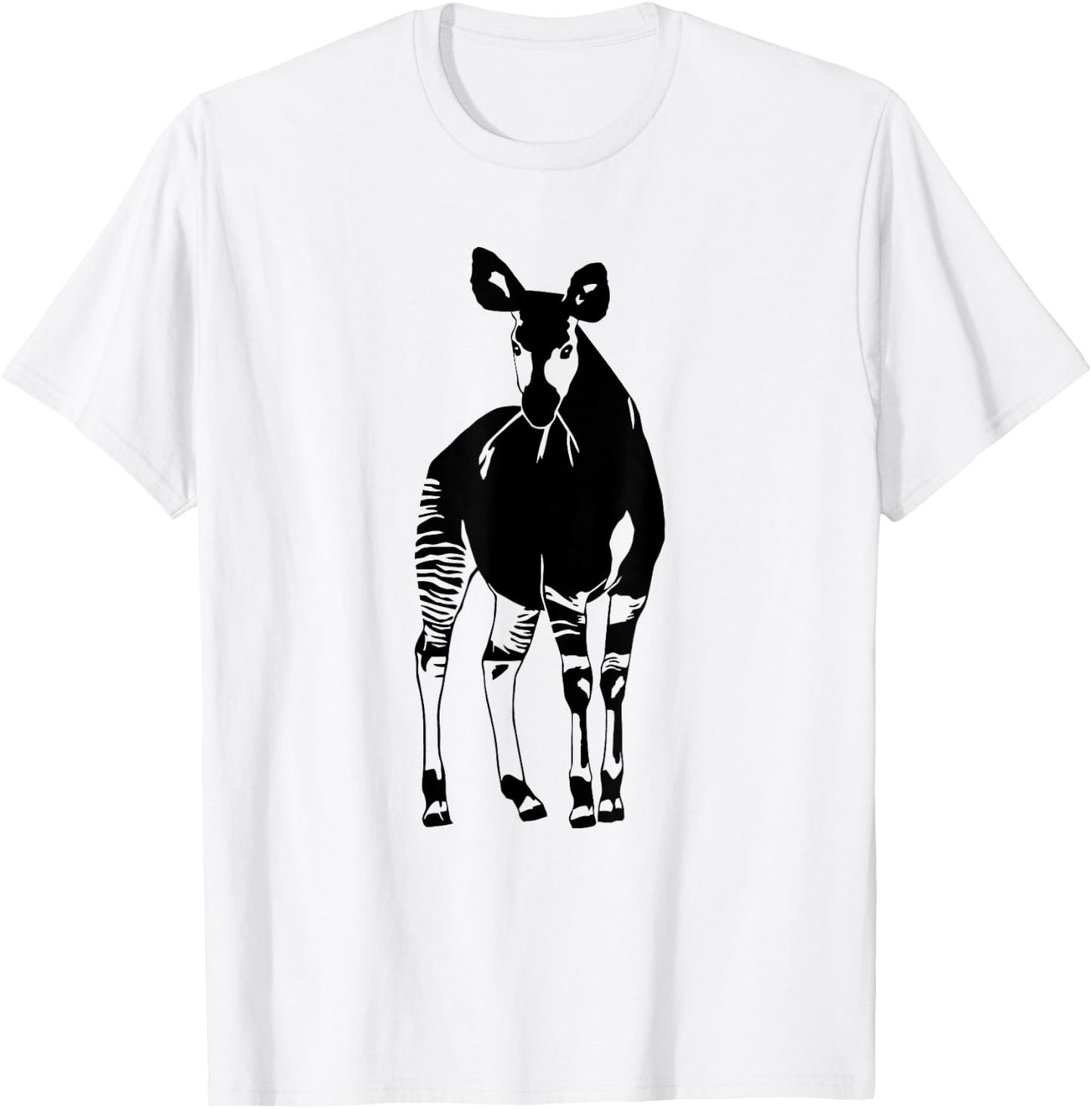 Funny Okapi T-Shirt - T-Shirt | White
