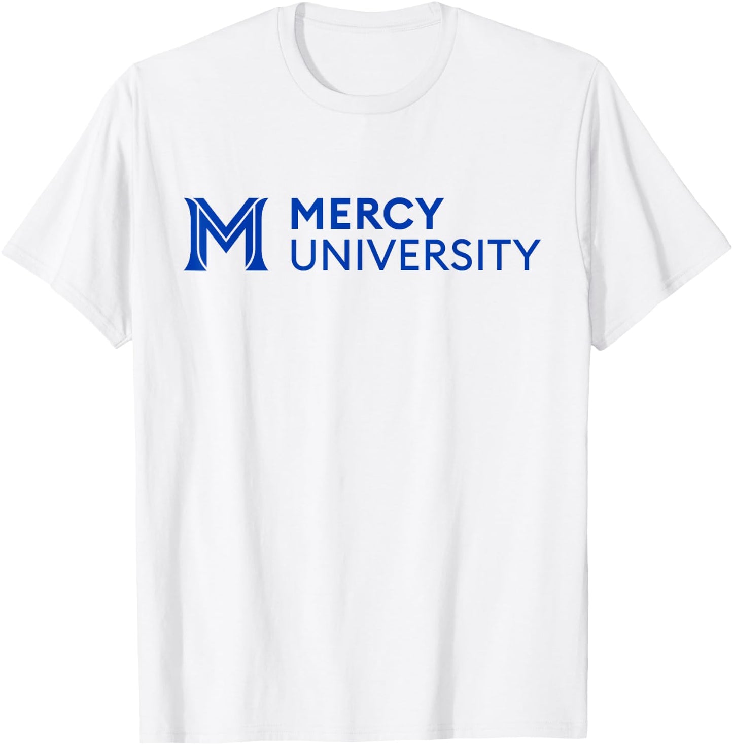 Mercy University Mavericks M Logo T-Shirt - T-Shirt | White