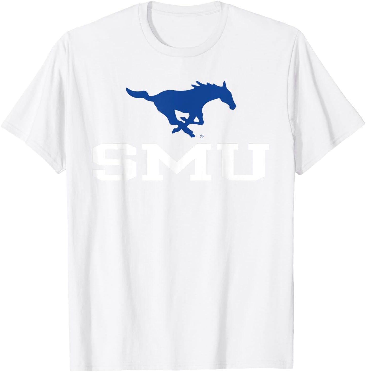 SMU Mustangs Sportsmanship Red Officially Licensed T-Shirt - T-Shirt | White