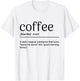 Coffee A Dark Magical Substance That Turns Leave Me Alone T-Shirt - T-Shirt | White